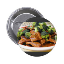 Szechwan Beef Broccoli Food Dinner Button