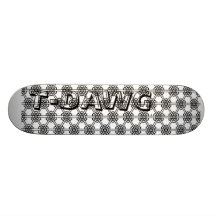 T-DAWG blocked out deck Skateboard