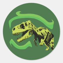 T-Rex Dinosaur Skeleton Stickers