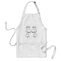 T-rex love apron