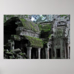 ta prohm temple  in cambodia posters