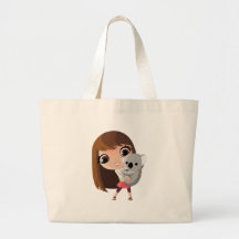 Taara and Pudding the Koala Canvas Bag