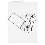 Table Flip Flipping Rage Face Meme Card
