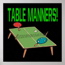 Table Manners Poster