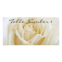 Table Number Cards Picture Card