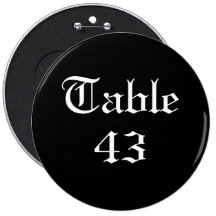 Table Number Pin