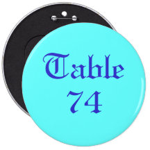 Table Number Pin