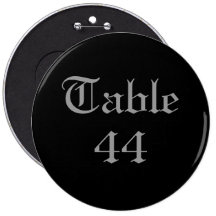 Table Number Pins