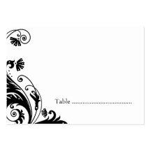 Table Seating Cards Business Card Templates
