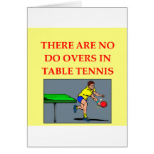 table tennis cards