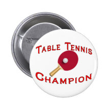 Table Tennis Champion Pins