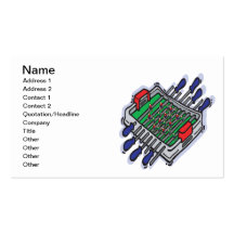 Tabletop Soccer Business Cards