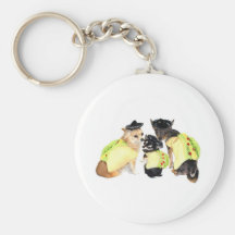 Taco Chihuahuas Keychain