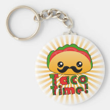 Taco Time Key Chain