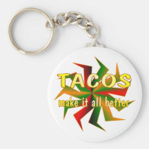 Tacos Key Chain