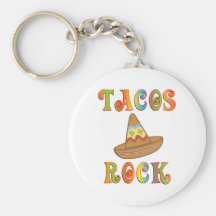 Tacos Rock Key Chains