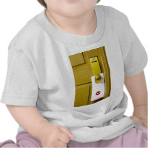Tag on door handle tee shirts