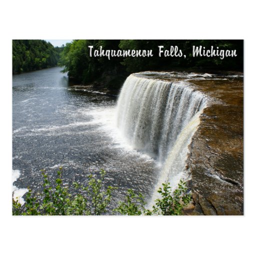 Tahquamenon Falls, Paradise, Michigan Postcard