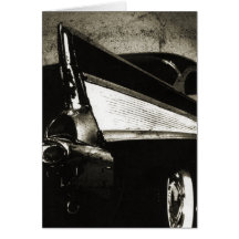Tailfins - 1957 Chevy Greeting Card