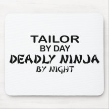 Tailor Deadly Ninja by Night Mousepads