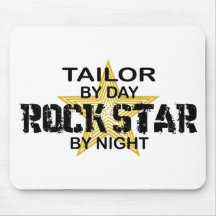 Tailor Rock Star by Night Mouse Pads