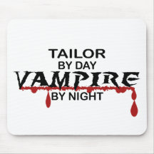 Tailor Vampire by Night Mouse Mat