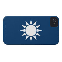 Taiwan Flag "Classic" iPhone 4 Case-Mate Case