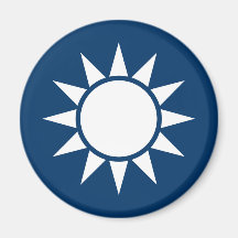 Taiwan Flag "Classic" Refrigerator Magnet