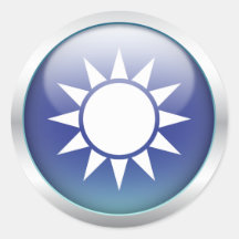 Taiwan Flag "Orb" Sticker