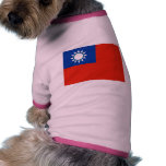 Taiwan Flag Pet Tshirt