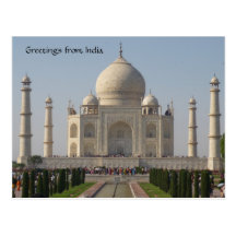 taj mahal post cards