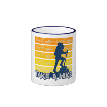 Take a Hike mug, customisable - choose style