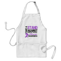 Take A Stand Against Domestic Violence Aprons