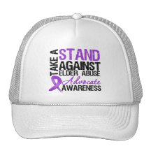 Take A Stand Against Elder Abuse Mesh Hats