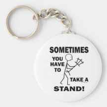 Take A Stand Key Chains
