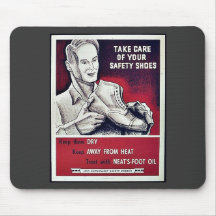 Take Care Of Your Safety Shoes Mousepads