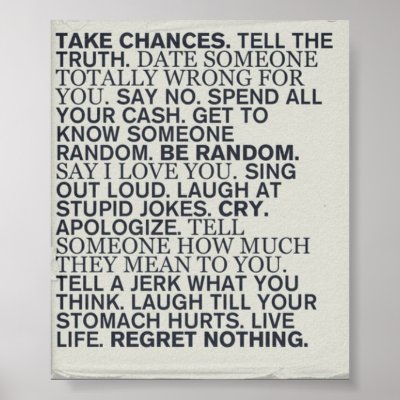 Take Chances Poster by StuffD