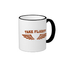 Take Flight Aviation Wings Coffee Mug