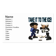 Take It To The Ice Business Card