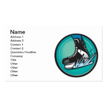 Take It To The Ice Business Cards