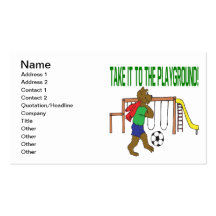 Take It To The Playground Business Cards