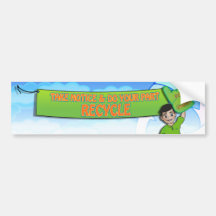 Take Notice & Take Part - Recycle Bumper Stickers