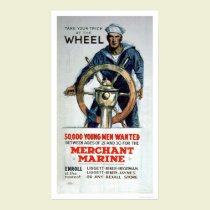Take the Wheel - Merchant Marine (US02058) posters