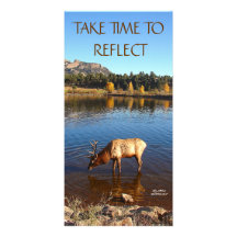 TAKE TIME TO REFLECT CUSTOMIZED PHOTO CARD
