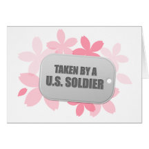 Taken By A U.S. Soldier Greeting Card