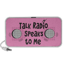 Talk Radio Speaks To Me - PINK Travelling Speakers