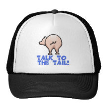 Talk to the Tail Piggy Pig Mesh Hats