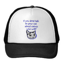 Talk to your cat about catnip hat