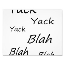 Talking Text Photo Print