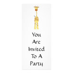 Tall Cute Giraffe. Cartoon Animal. Personalized Invitations